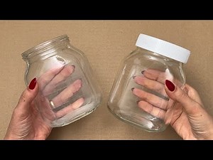 3 Awesome Ideas With Glass Jars and Jar Lids!