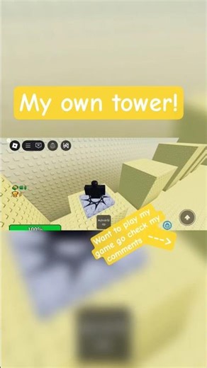Cool tower! #roblox #good #shorttrending #shorts #short