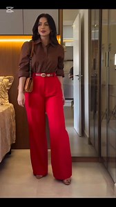 585K views · 10K reactions | Tu as de belles chemises rouges dans ton placard Tu as de beaux pantalons tailleurs rouges dans ton placard Mais tu hésites à les porter car tu ne sais pas quelle couleur se marie bien avec le rouge Voici un petit tuto pour t'aider à bien porter le rouge , désormais n'aie plus peur 殺 Je ne suis pas auteur de la vidéo ✅ | la Tenue Parfaite | Facebook