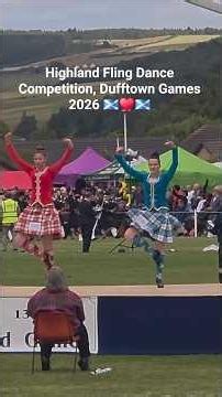 Highland Fling dance Competition at Dufftown Highland Games 2026 #dufftownhighlandgames #dufftown