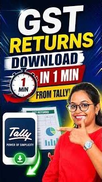 Interview Question: Can You Download GST Returns from Tally in 1 Minute?