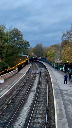 Flying Scotsman arriving at Pickering from Grosmont🚂🌟 If you’d like to catch Flying Scotsman on this special service, from Grosmont to Pickering the final dates it is running are 8th-11th November. #flyingscotsman#northyorkshire#steamengine#steamtrain#pickering#nymr | Whitby Engine Shed