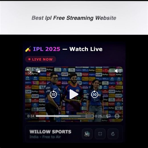 Best IPL 2025 Free Streaming Sites Explained #ipl #cricket #streaming