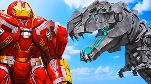 7.2K views · 146 reactions | HULKBUSTER vs THE TEK REX (T-Rex) - Epic Battle #Hulkbuster #TRex #TheTekRex | Kjragaming | Facebook