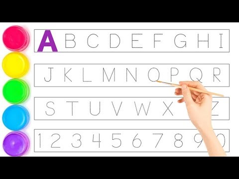 Alphabet Tracing A to Z for Kids | Dotted Line Worksheet