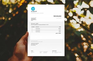 Invoice for Small Businesses | Word Template | Sample Invoice for Freelancers and Self-employed Persons in DIN A4 - Etsy Canada