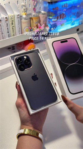 ออเดอร์ซื้อสด14โปร14,990💜✋🏻 #ไอโฟนมือสองร้านดิว #ดิวขายราคาส่ง #ไอโฟนมือสอง