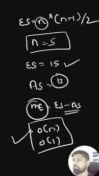 find the missing number in java #shorts