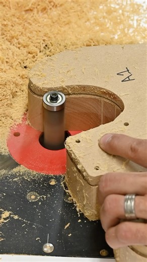 14K views · 58 reactions | That’s a big router bit! While this may look like a piece of wood with a template attached, it is in-fact a baby guitar. Most people don’t know that baby guitars are actually born in woodshops. #woodcraft #guitar #woodworking #woodshop #powertools #DIY #Maker | Woodcraft | Facebook