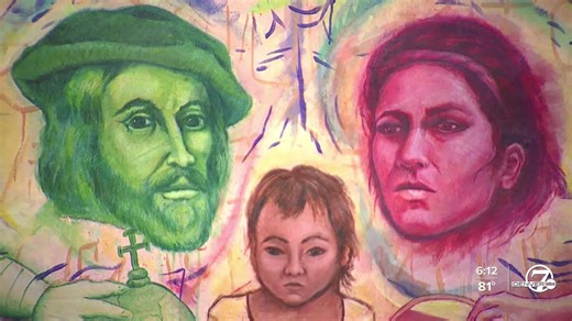 Mexican-American art exhibit explores the feeling of being 'in between'