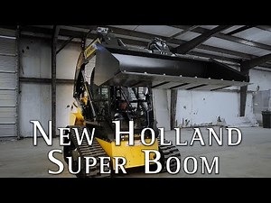 New Holland Super Boom Skid Steer Track Loader - Riding with RVT