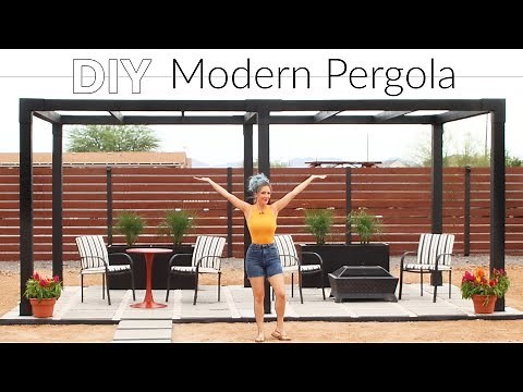 Build a MODERN Pergola | How To