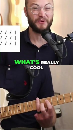 Easy Blues Guitar: Play a 12-Bar Progression! #shorts