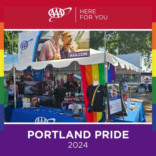 🌈 This past weekend, AAA Oregon/Idaho was a proud sponsor for Portland Pride at Tom McCall Waterfront Park. AAA team members from across the state of Oregon came to represent the club and join in on the celebration! AAA would like to extend a big thank you to Pride Northwest for having us and for a wonderful event! Catch us at Eugene Pride on August 10th. 🏳️‍🌈 | AAA Oregon/Idaho