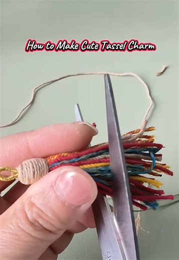 Tibetan-Style Tassel Charm DIY Tutorial