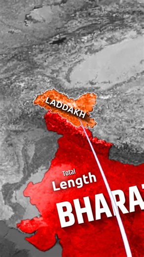 How Big is India Actually? North to South & East to West Distance!#IndiaSize#MapAnimation#DidYouKnow