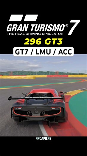 Can you spot the difference? 🧐 Ferrari 296 GT3 (GT7/LMU/ACC)