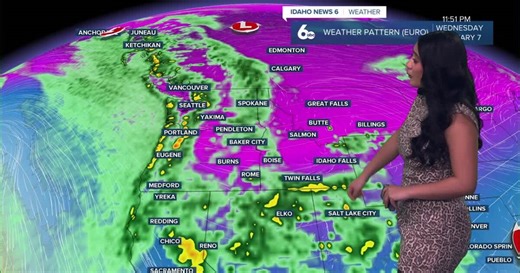 Active weather pattern continues into this week with more mountain snow, and valley rain expected