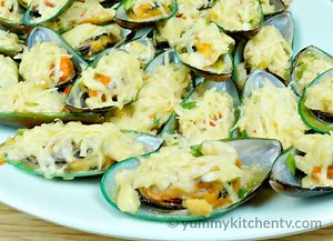 Cheesy Tahong - Yummy Kitchen