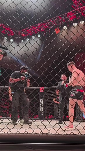 The commentators have the best seats in the building 🍿 #mma #hauser #fyp #ufc #stadium