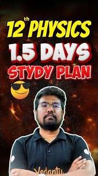12th Physics 1.5 Days Study Plan | Important Question | Half Yearly 2025 | Yazhiniyan Sir