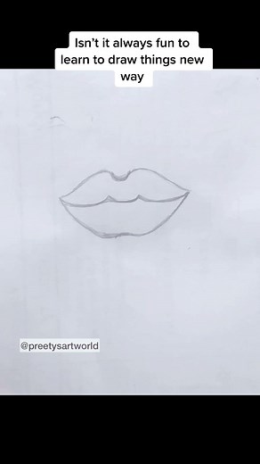 Learn to Draw Lips in a New Way | Easy Art Tutorial