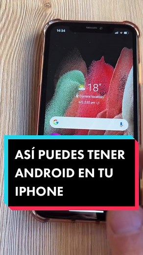 Cómo tener la interfaz de #android en un #iphone #samsung #simulador
