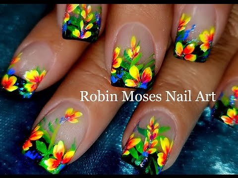 DIY Flower Nails | Easy Floral Nail Art Design Tutorial