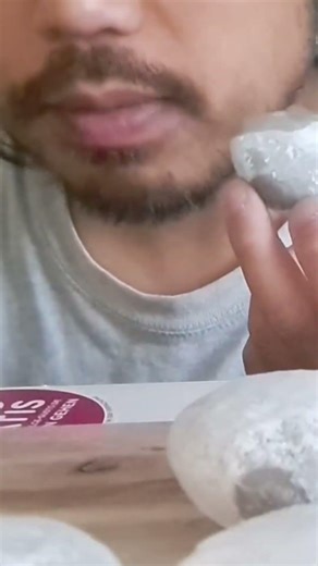 ASMR Mochi Ice Cream eating sounds #youtubeshorts #shorts