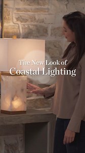 Create a tranquil, ocean-inspired retreat with elegant coastal lighting 🐚 Crafted from natural elements like rattan, alabaster, and textured glass, these designs bring elevated seaside charm to your home. #myLampsPlus Shop coastal designs: https://bit.ly/3EVzBAA Featured: Tarquin Brass & Alabaster Wall Sconce- Style 8045F Filoli Satin Bronze Ring Pendant- Style 8622F Mindy Alabaster Table Lamp with Night Light- Style 39N95 Madeleine Brass Rain Island Pendant- Style 9502A Andi Wood & Blue Cerami