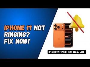 How To Fix iPhone Not Ringing for Incoming Calls on iPhone 17 / 17 Pro / 17 Pro Max / 17 Air