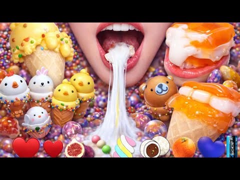 Satisfying Cheese Pull & Cute Ice Cream ASMR 🍦🧀 Ultra Sticky Sounds | No Talking