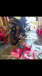 Aerox rear disc brake conversion Solid mga boss. #aeroxv1reardiscbrakeconversion #aeroxv2reardiscbrakeconversion #RearDiscbrake | Rear Disc Brake Conversion Cebu/Moto Disc