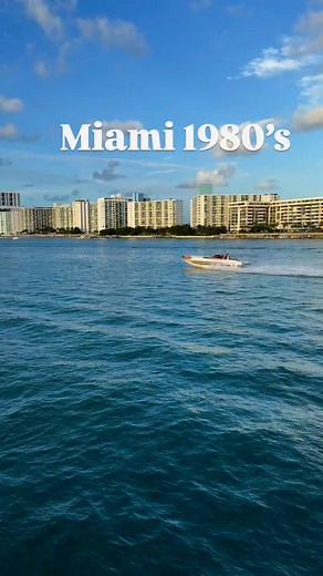 Miami 1980’s. #fyp #boat #miami | Oscar Diaz