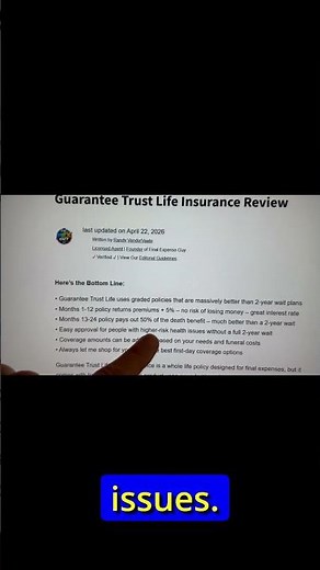 Guarantee Trust Life Is Best For High Risk People In United States - USA Only