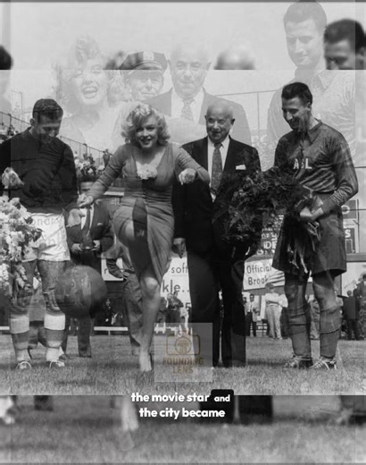 9.1K views · 924 reactions | Marilyn Monroe at Ebbets Field 1957 Iconic Hollywood Meets Brooklyn Grit | Founding Lens | Facebook