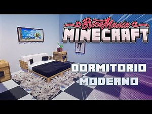 CÓMO HACER UN DORMITORIO MODERNO | BricoMania Minecraft