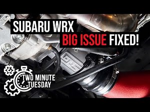 GrimmSpeed Turbo Inlet Install on our WRX - Two Minute Tuesday