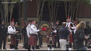 Jacksonville police hold tribute to fallen officers