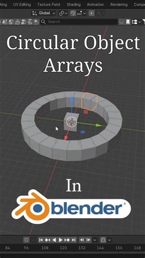 Generating Circular Object Patterns in Blender