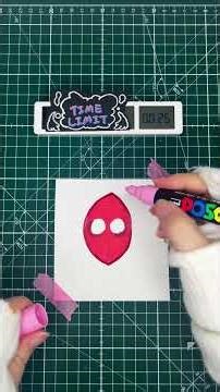 Drawing Evil Leafy in 60sec (BFDI - Battle for Dream Island) , #drawing , #asmr , #bfdi