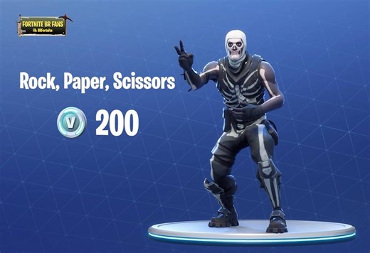 41K views · 704 reactions | Rock, Paper, Scissors emote is now available in the store for 200 V-Bucks! | Fortnite: Battle Royale Fans | Facebook