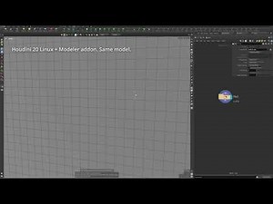 Modo 17 vs Houdini 20. Simple Test