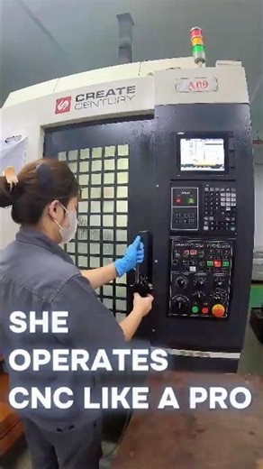 She Operates CNC Like a Pro