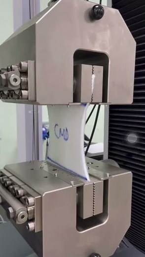 BS EN ISO 10319 Geotextiles wide width tensile testing - Shimadzu Autograph AGSX UTM