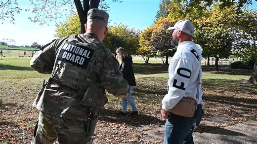 Commanding General Joins Presence Patrols in DC