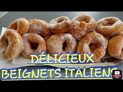 recette de vrais beignets italiens#paolo81#beignet#préparation #cuisson#italy#love
