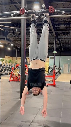 Hanging Upside Down with Gravity Boots at Gold’s Gym! #GravityBoots #Fitness