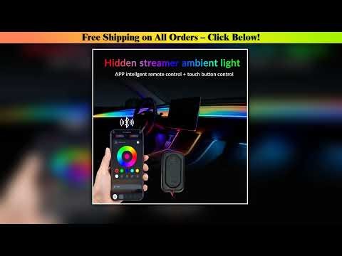 Car Ambient Light Universal LED Car Led Symphony RGB Atmosphere Lamp APP for Backlight LED Acrylic