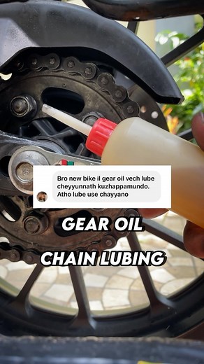 390K views · 223 reactions | Chain lubing with Gear Oil? #motorcycle #motorbike #chainlube #beginner #tutorial #bikemaintenance #ktm #honda #roylenfield #klrider | KLRider | Facebook